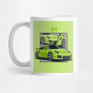 green porsche Mug